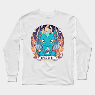 Dragon Up, Guard Your Hoard - Adorable Sentry Dragon Long Sleeve T-Shirt